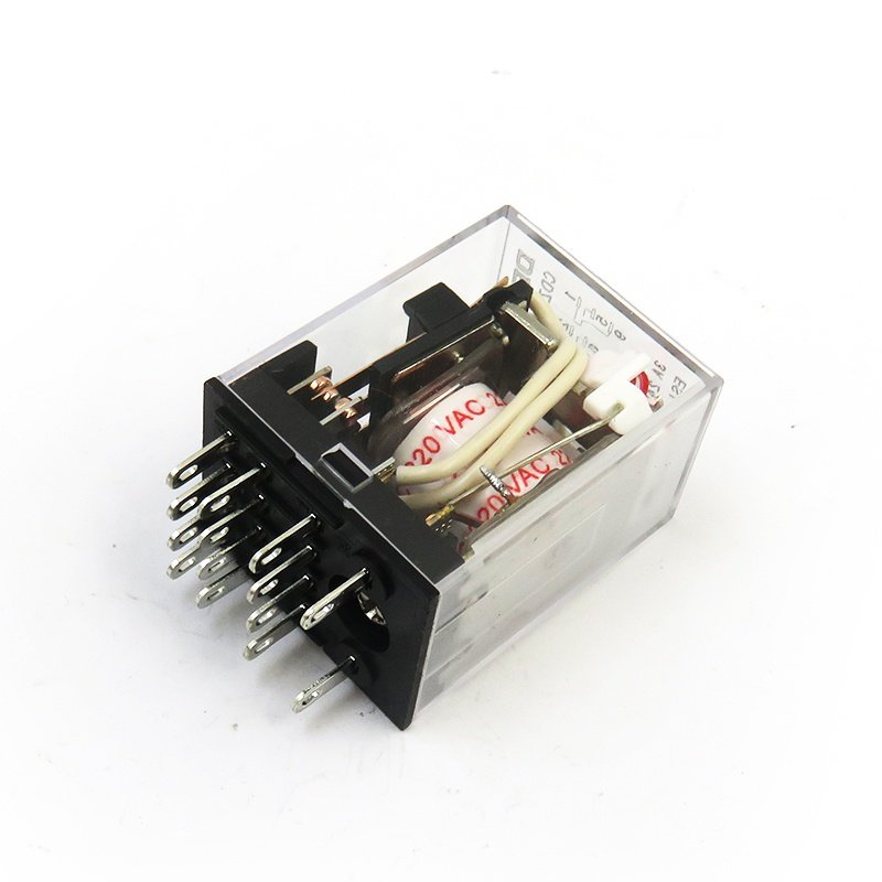 德力西cdz9l54p14脚my4njhh54p带灯小型中间继电器3a电磁继电器