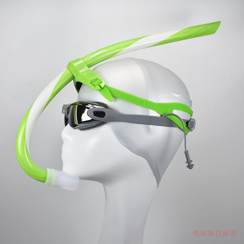 呼吸头套小型呼吸器自由泳水中训练潜水神器水下专用呼吸管