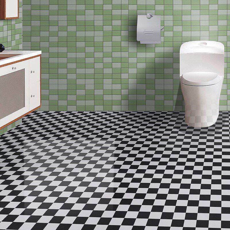 洗手间地板贴板贴纸防水自粘厕所防滑耐磨厨房墙贴