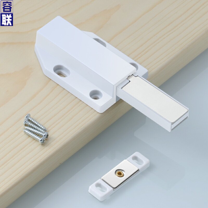 柜门大门反弹器衣按弹开关拉手按压式门碰珠碰珠