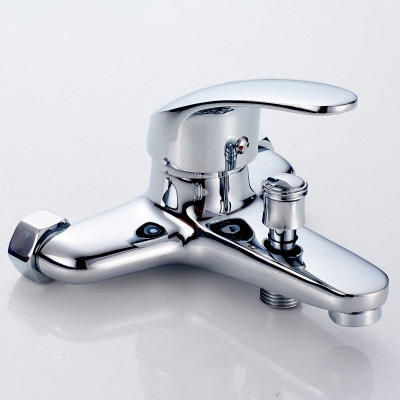 黄铜电热水器三联水龙头冷热淋浴洗澡器带暗装沐浴浴缸淋浴龙头