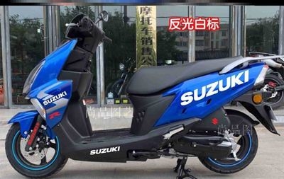 轮毂铃木uy125贴纸车身改装踏板摩托车贴纸
