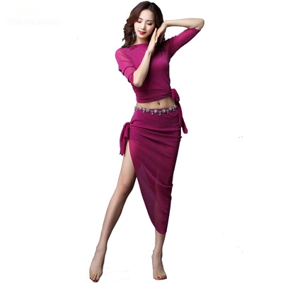 豹纹初学者演出舞蹈东方东方舞蹈肚皮套装肚皮舞套装(演出服)