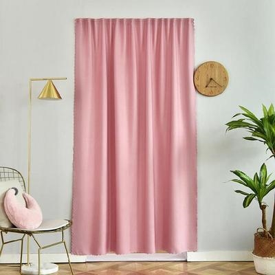 粉色门挡甜品店自粘型寝室卧室定制门帘