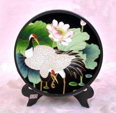 材料摆件沙画掐丝画板画景泰蓝工艺制作美术手工摆件