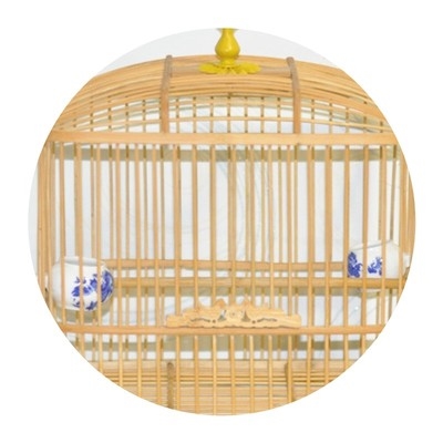 大号花花花鸟笼子鸟笼竹制清仓小号方笼配件其他