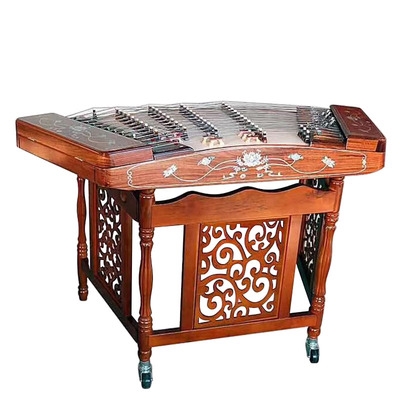 扬琴新七年七年老店非洲黄檀红酸枝乐器扬琴