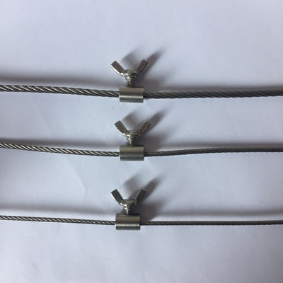 钢丝绳锁扣收紧可伸缩固定可调细小钢丝单向锁头其它紧固件