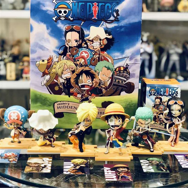 正版航海王onepiece路飞索隆山治半解剖海贼王盲盒潮玩摆件手办
