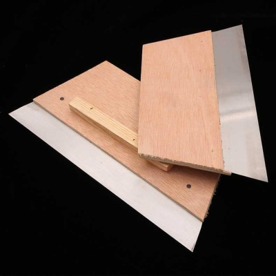 刮板刮刀木质腻子工具家装仿瓷唐山刮刀