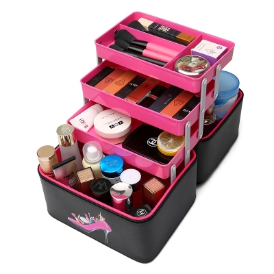 大容量韩国专业手提多层收纳化妆箱
