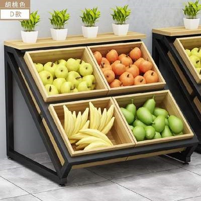 中岛促销水果货架展示架实用高端加高收纳商用水果架