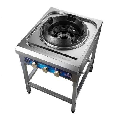 猛火单炉不锈钢大型爆炒户外液化气餐厅中压火炉小型燃气灶