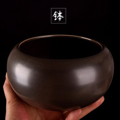 佛具摆件法器陶瓷佛钵和尚僧人饭碗斋碗钵盂摆件