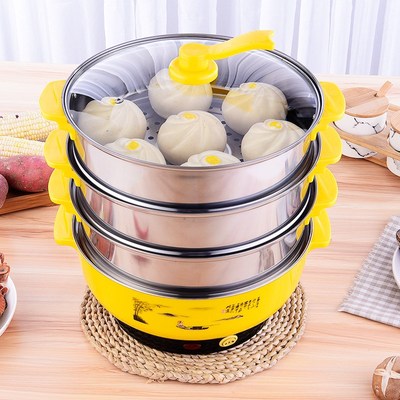 电子蒸锅大容量多层家用插电蒸笼真笼火锅蒸包子器顿肉厨房小家电