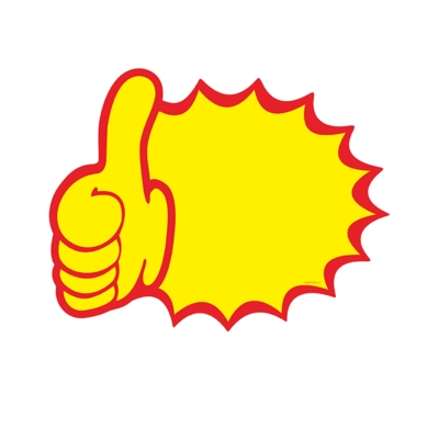 广告爆炸贴惊爆价大号贴纸价格标签商品品标贴纸