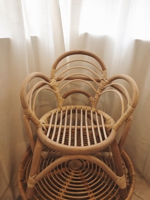 小森森林藤作手工藤儿童藤椅换鞋凳子椅子儿童椅