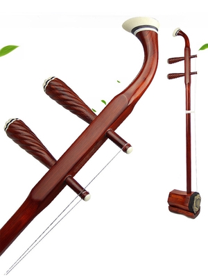 适用于浙江专业演奏龙头越胡主胡乐器紫檀越剧二胡