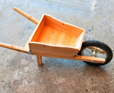 木制手推车独轮车安吉游戏道具幼儿园户外玩具运动会感统训练器材