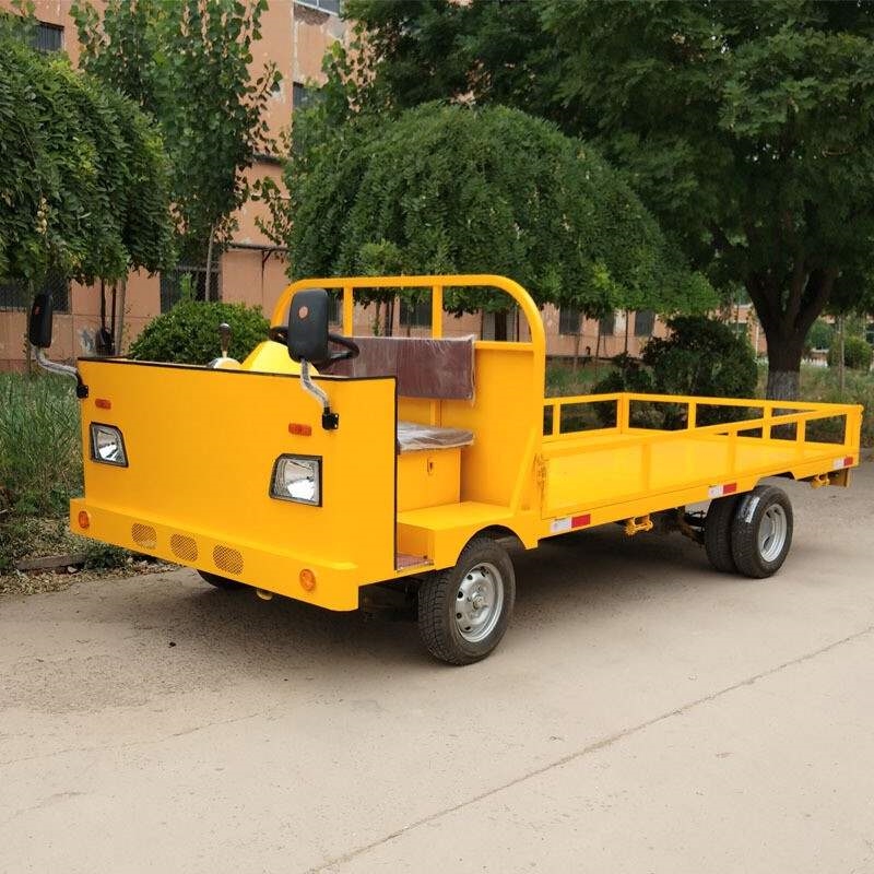 货车电动四轮拉货平板车载重王搬运搬运牵引车大功率平板手推车