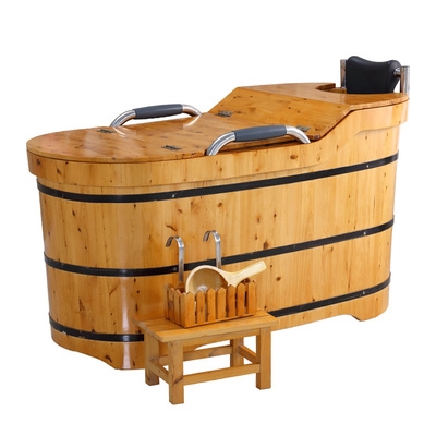 泡澡婴儿神器儿童药浴熏蒸木桶浴桶浴缸香熏沐浴桶