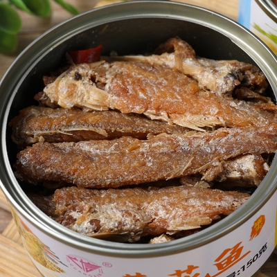 香辣罐头罐装黄花鱼即食五香黄花带鱼鱼类海鲜手工食品制作