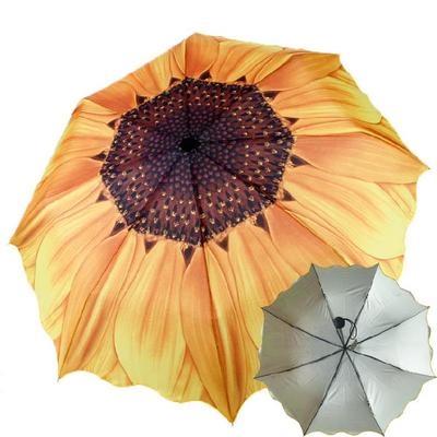 向日葵太阳伞图案高考向日葵花晴雨两用防晒拱形伞
