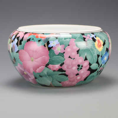 高档瓷善汇醴陵釉下五彩陶瓷器客厅书房摆件手绘摆件