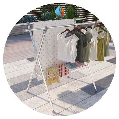 折叠晾衣架落地室内家用实用家庭小型美式可折叠置地