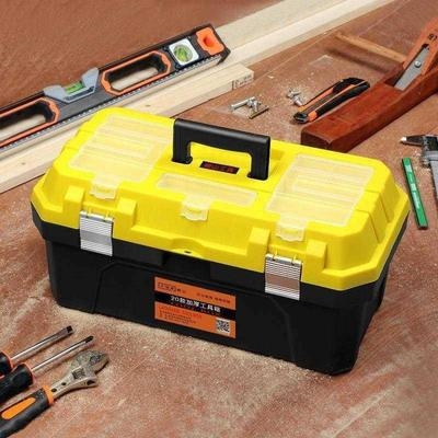 工县箱金工箱工塑料加厚县箱维修工具箱工具收纳五金整理盒子组