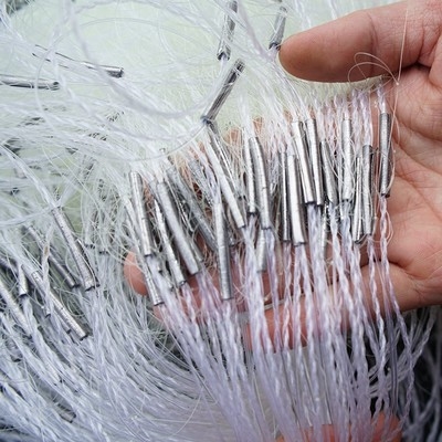 捕鱼3指加粗草鱼鲫鱼家用丝网粘网鱼网粘网三层50米单层粘网家用