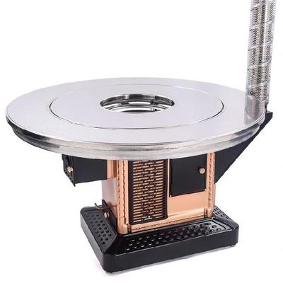 烤火火炉木柴取暖暖炉家用室内火柴客厅厨房取暖炉