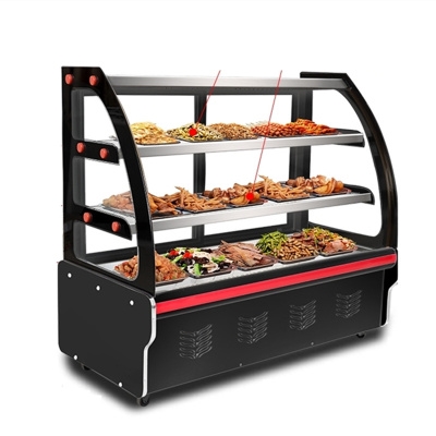 奶茶茶店冷藏展示柜蔬菜推车串串超市油炸炸串展示柜