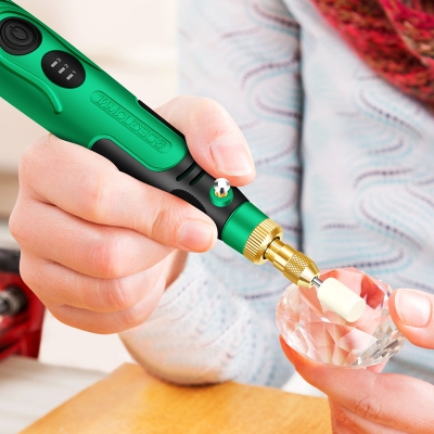 充电式电磨机小型电动玉石打磨磨去抛光菩提绿松电磨