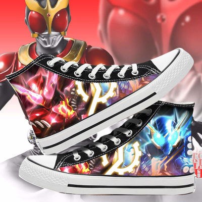 假面骑士动漫周边01时王build帆布布鞋运动鞋二次元学生帆布鞋