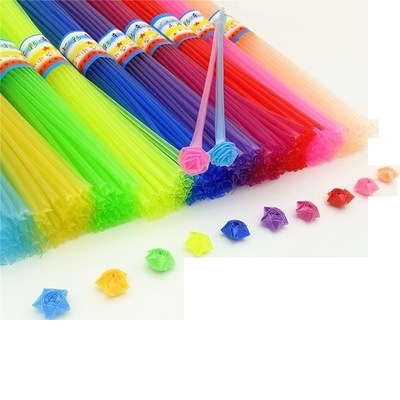 星星双色吸管折纸夜光五角星幸运星塑料管许愿漂流幸运星