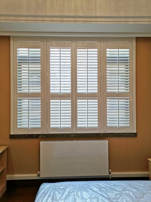 欧美叶片气窗透气遮光卧室餐厅活动美式调节百叶帘