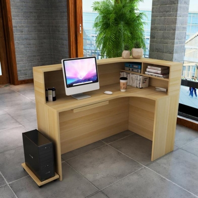 收跟台宾馆美发吧台发廊专用巴台小型转角小卖铺120*80仿大理石纹