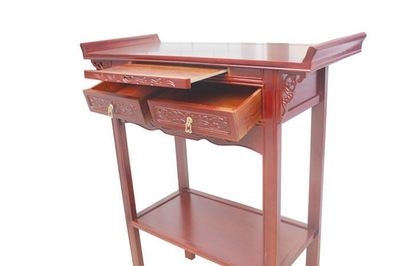 玄关客厅菩萨香火农村家用供奉香案条案摆放供桌