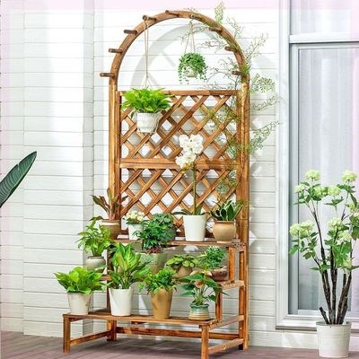 庭院阳台户外客户蔷薇架木攀爬室内爬藤植物花架