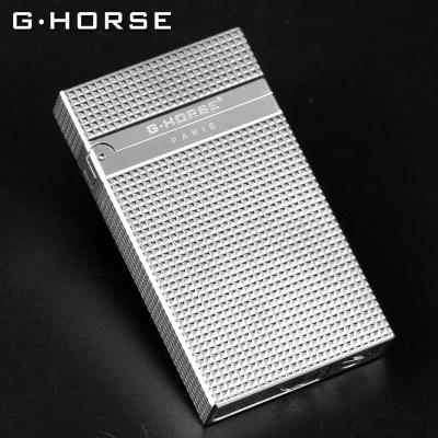 正品ghorse神骏煤油朗声打火机超薄黄铜煤油打火机