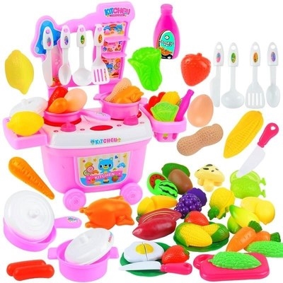 切菜玩具儿童切切男孩小家家具组合小厨房小孩子过家家玩具