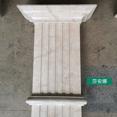 石塑罗马背景墙边框拉槽光面方型柱子垭口门造型相框线条