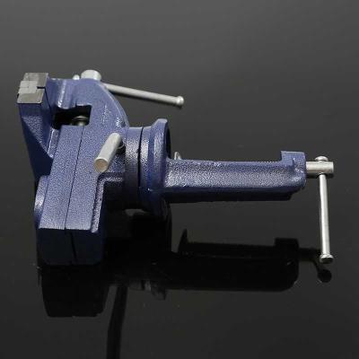 旋转小号开口虎台钳可调支架老虎钳台式小型家用自由式钳子直角  价格