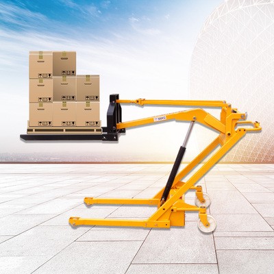 搬运电动小型液压便携式装卸卸车单人曲臂堆垛叉车