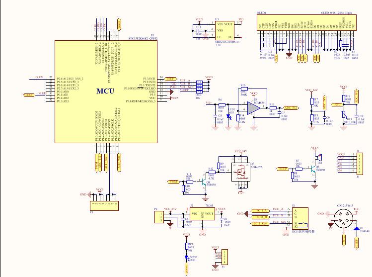 t12白光焊台控制板oled数显控制器stc15f主控开源diy套件