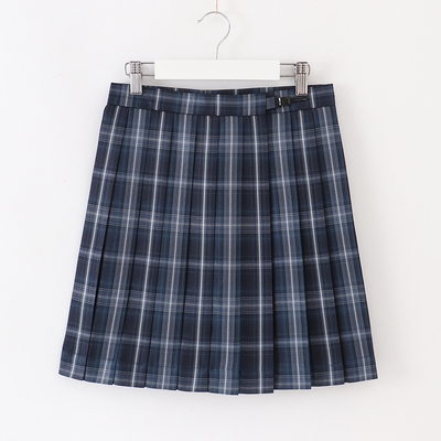 jk制服小椿格子学院定位口袋山楂树百褶裙软妹半身裙