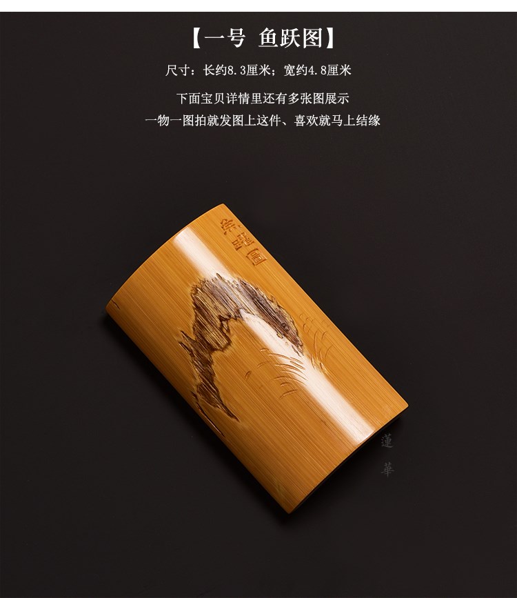 邱书文茶道雕刻青竹摆件茶玩竹雕件虫手把雕竹茶宠摆件