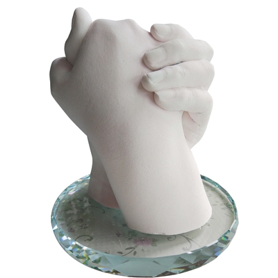 手足印泥3d立体石膏粉雕塑克隆情侣模型印手手脚印