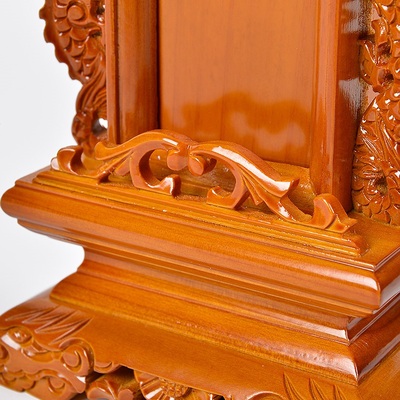 雕刻牌位图灵浮雕木工灵位供神木雕佛教工艺品